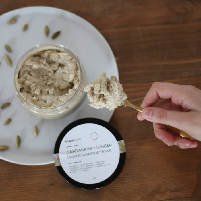Cardamom + Ginger Body Scrub