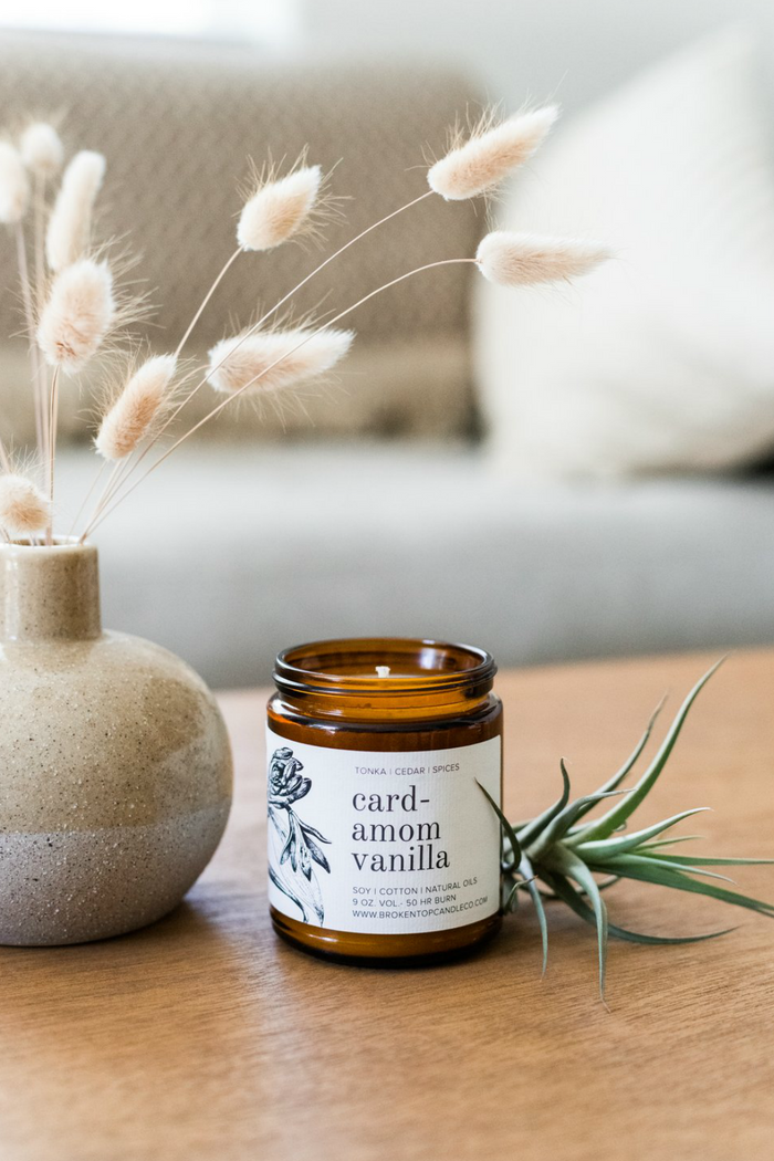Cardamom Vanilla Soy Candle-Broken Top Candle Co.-ECOVIBE