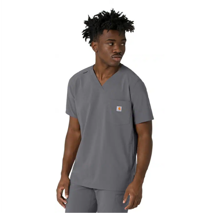 Carhartt Men's Force Cross Flex V-Neck Scrub Top Scrubs Carhartt
