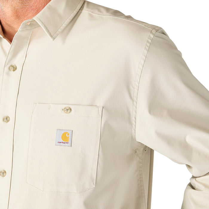 Carhartt Men's Force Sun Defender™ Woven Relaxed Long Sleeve Shirt Work Shirts Carhartt