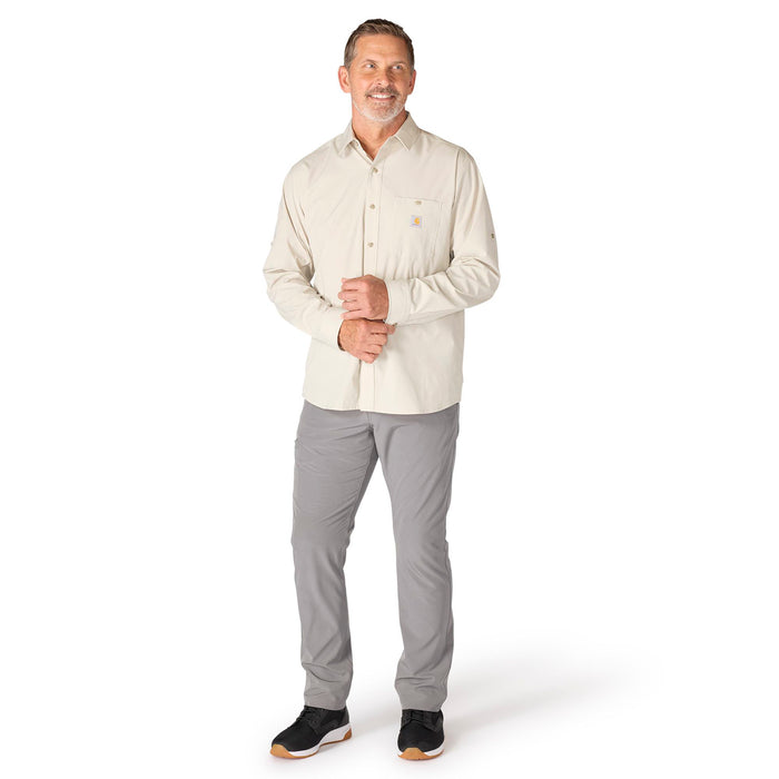 Carhartt Men's Force Sun Defender™ Woven Relaxed Long Sleeve Shirt Work Shirts Carhartt