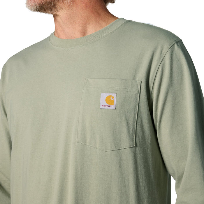 Carhartt Men's Irvine Tough C Graphic Relaxed Fit Pocket Long Sleeve T-Shirt