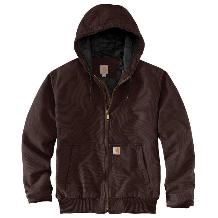 Carhartt Men's Loose Fit Washed Duck Insulated Active Jac-3 Jacket Jackets & Coats Carhartt