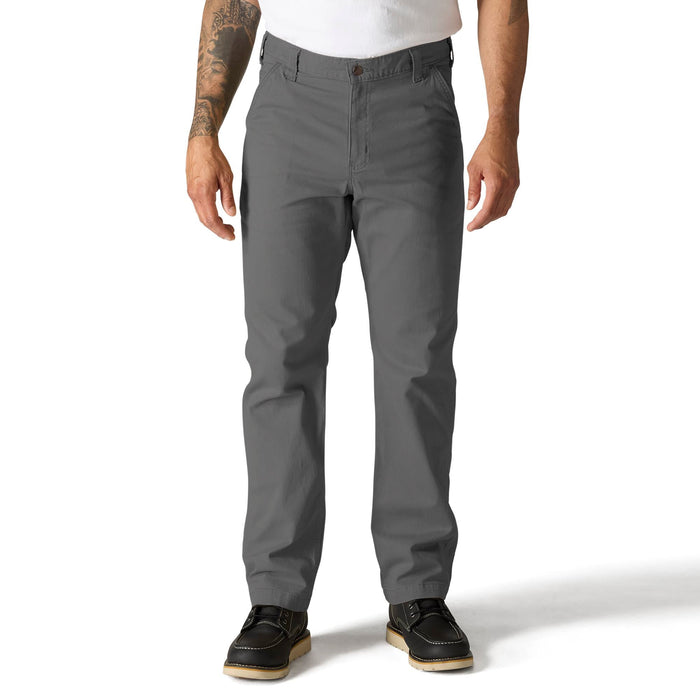 Carhartt Men's Rugged Flex® Rigby Dungaree Pants Carhartt Gravel 28 28 Inseam