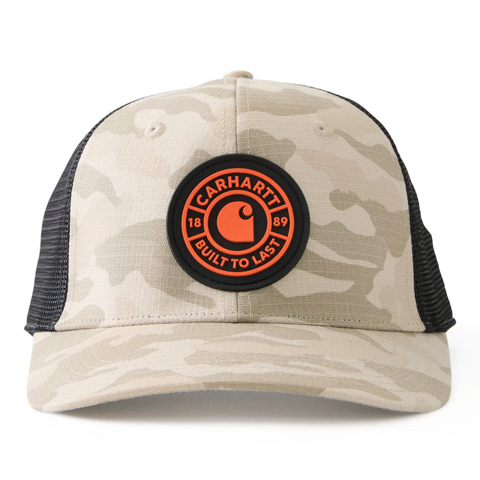 Carhartt Oakland Built Patch Camo Snapback Cap Hats & Caps Carhartt Fossil Tan Camo OS
