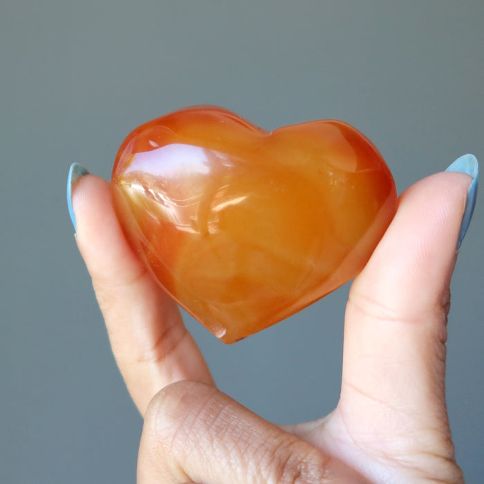 carnelian heart