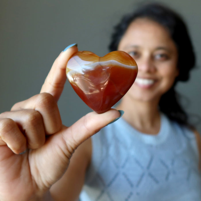 carnelian heart
