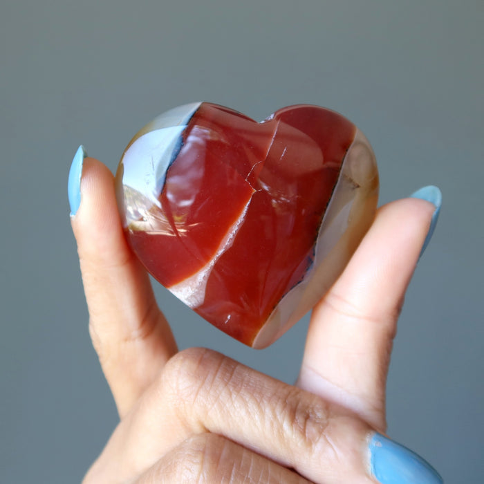 carnelian heart