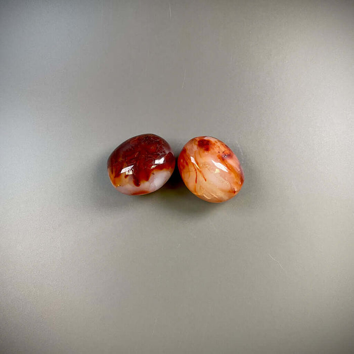 Carnelian Orange Crystal Palm Stones – Ethically Sourced from Madagascar