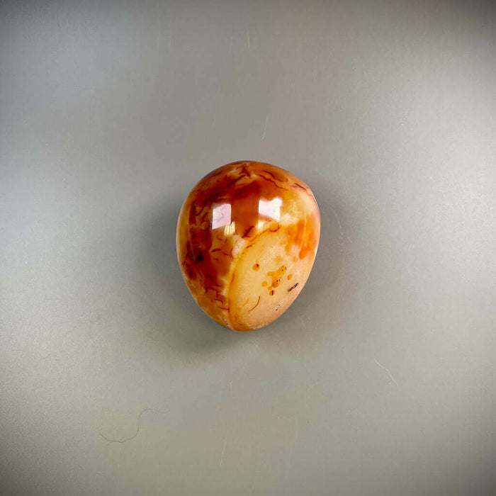 Carnelian Orange Crystal Palm Stones – Ethically Sourced from Madagascar