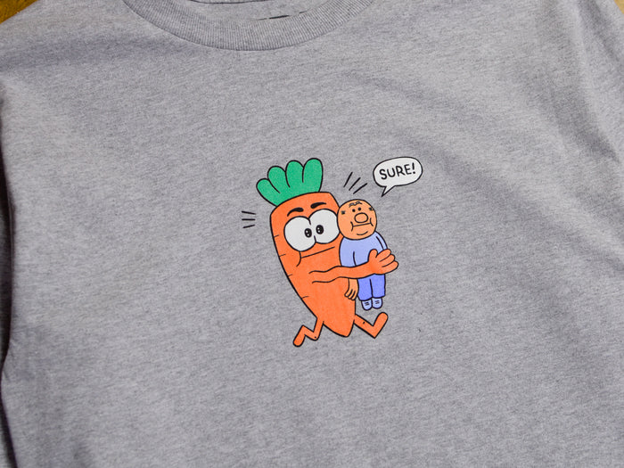 Carrot Carry Long Sleeve T-Shirt - Athletic Heather