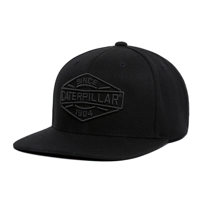 CAT Caterpillar 3D Logo Premium Flex Fit Cap Hats & Caps CAT Black OS