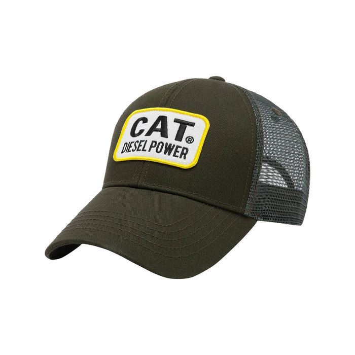 CAT Diesel Power Patch Cap Hats & Caps CAT Army Moss OS