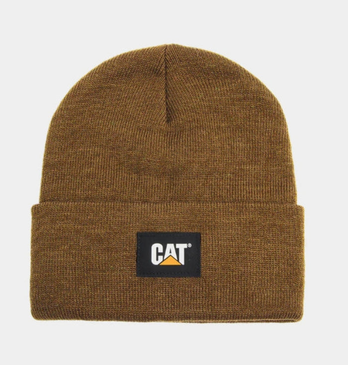 CAT Logo Label Cuff Beanie Hats & Caps CAT Bronze OS