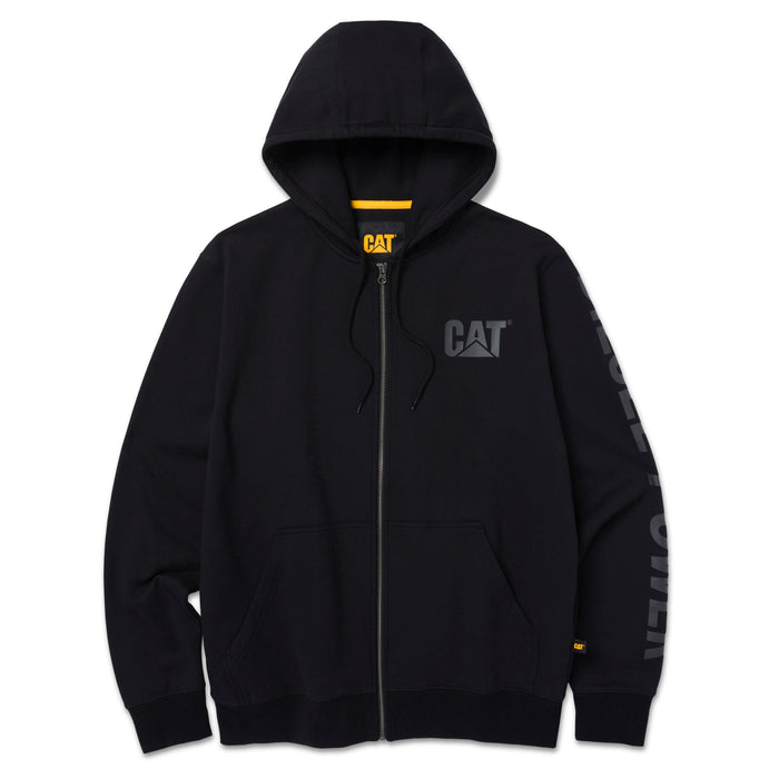 CAT Men's Diesel Power Graphic Full-Zip Hoodie Sweatshirts & Hoodies CAT Black/Black 2XL Reg