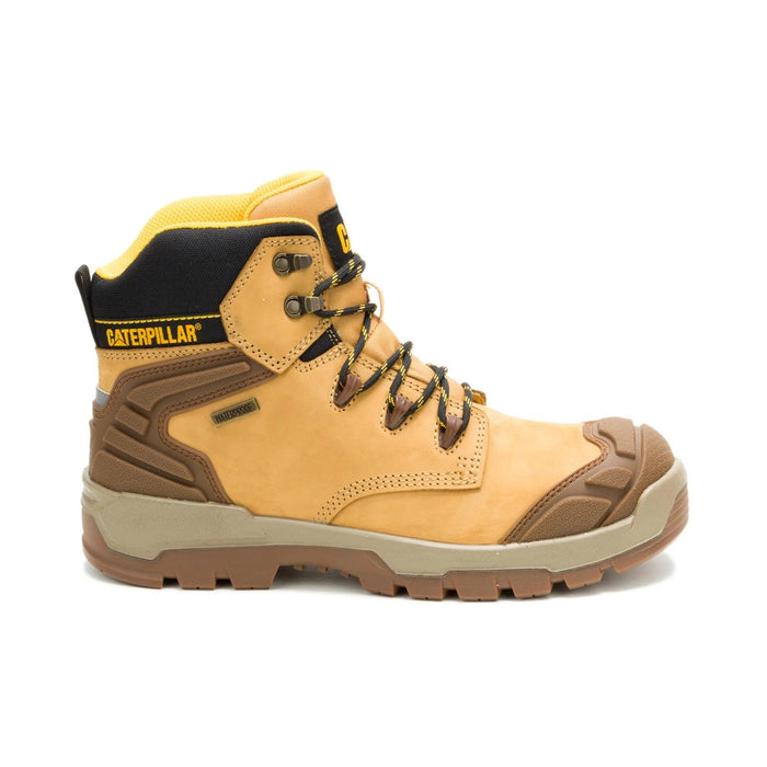 CAT Men's Striver XL Waterproof Steel Toe Work Boot Work Boots CAT Honey 10 M