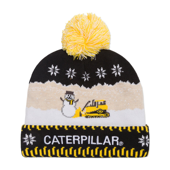 CAT Unisex Snowdozer Christmas Graphic Beanie Hats & Caps CAT Multi OS