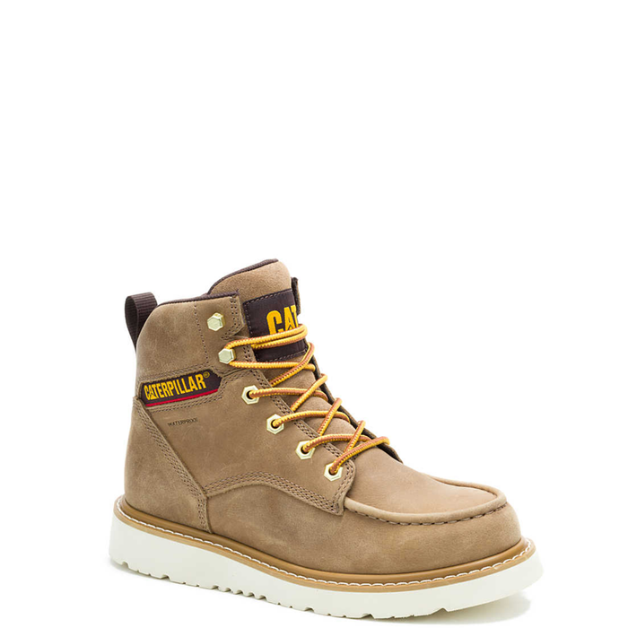 CAT Women's Reclaimer Wedge 6" Waterproof Moc Toe Work Boot Work Boots CAT