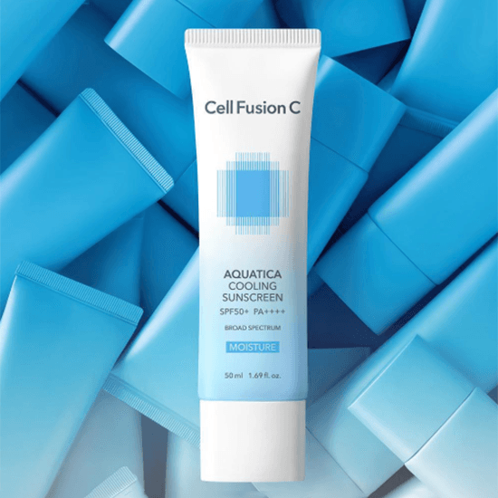 [Cell Fusion C] Aquatica Cooling Sunscreen SPF 50+ PA++++ 50ml - Ballagrio