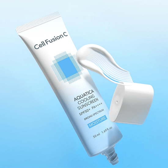 [Cell Fusion C] Aquatica Cooling Sunscreen SPF 50+ PA++++ 50ml - Ballagrio