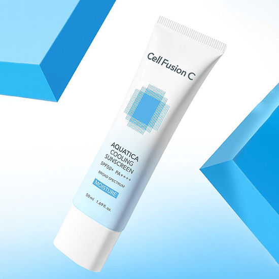 [Cell Fusion C] Aquatica Cooling Sunscreen SPF 50+ PA++++ 50ml - Ballagrio