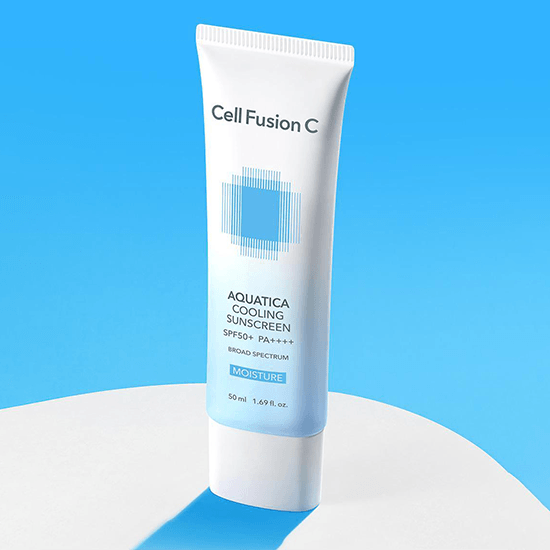 [Cell Fusion C] Aquatica Cooling Sunscreen SPF 50+ PA++++ 50ml - Ballagrio