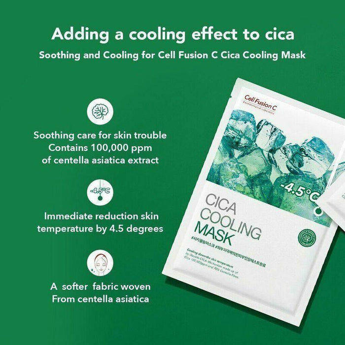 [Cell Fusion C] Cica Cooling Mask 27g*5EA - Ballagrio