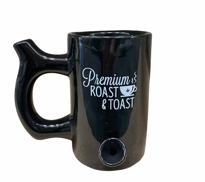 CERAMIC COFFEE MUG PIPE, VARIOUS DESIGNS