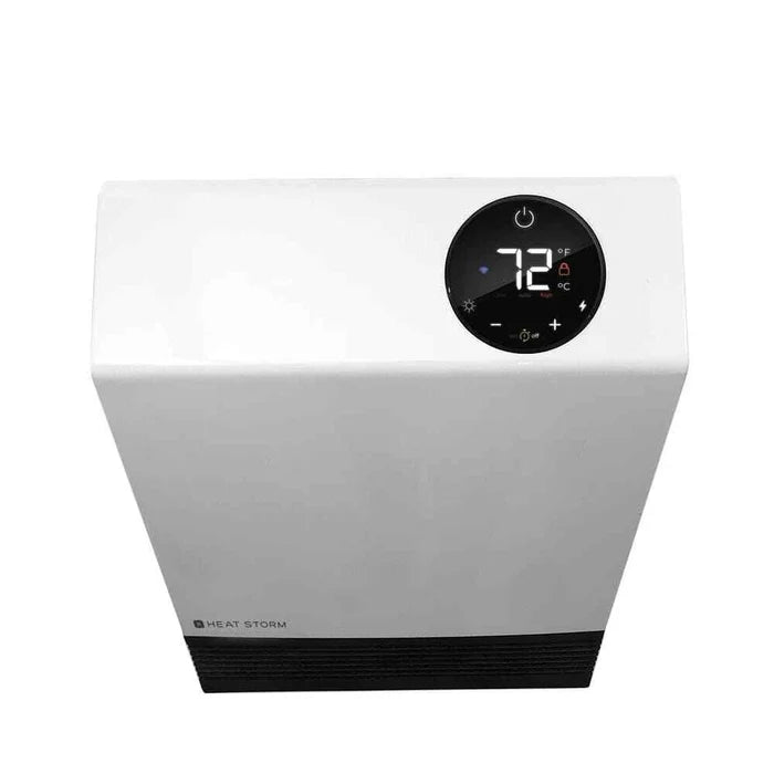 Chauffage électrique infrarouge mural de luxe 1 000 watts BLANC