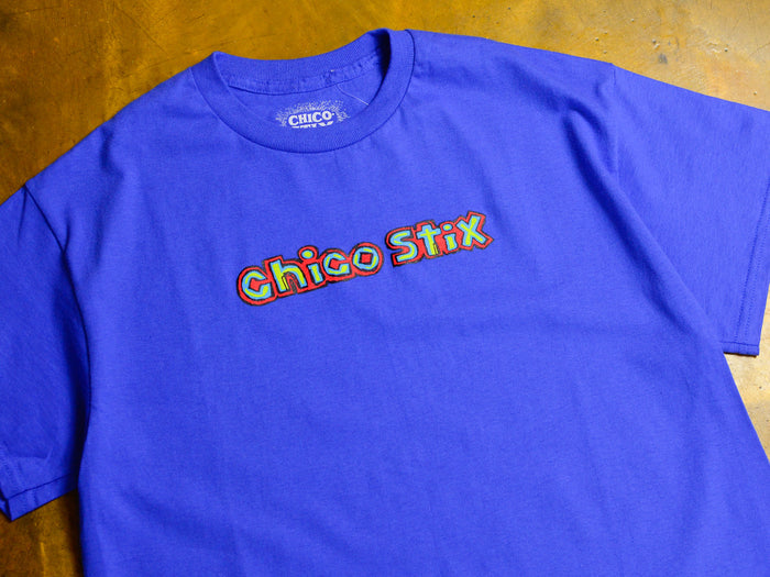 Chico Stix 90's T-Shirt - Royal Blue