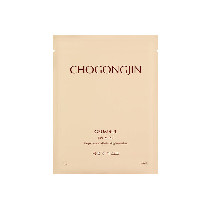 Packaging of Chogongjin Geumsul Jin Mask