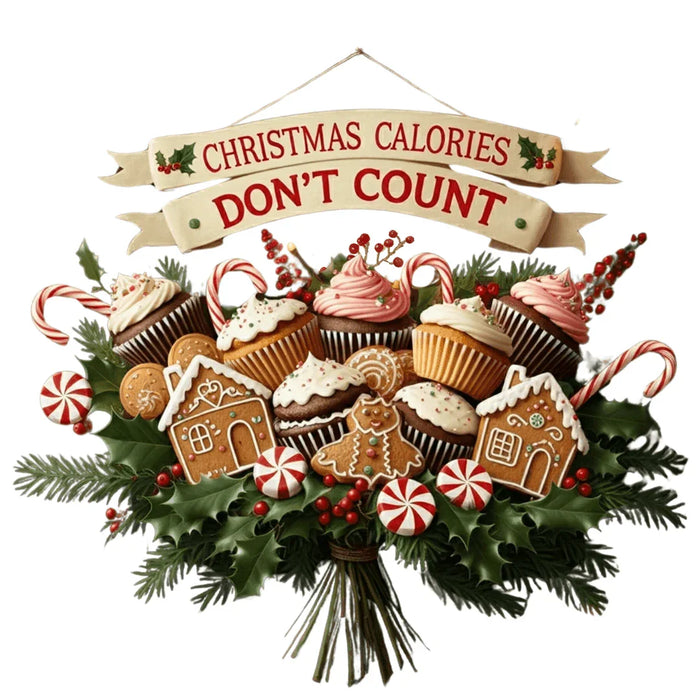 Christmas Calories Don't Count 🎅🎄 - Unisex Softstyle T-Shirt 🍪🎁 - Whippie's