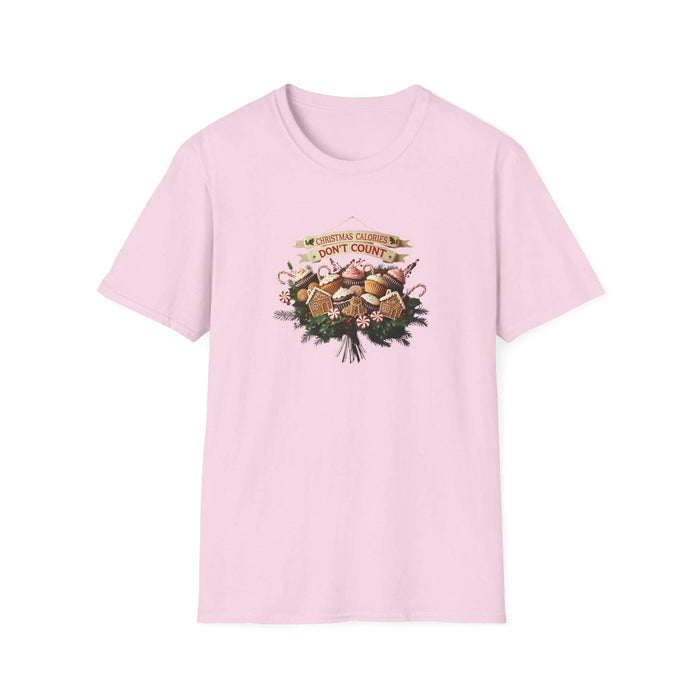 Christmas Calories Don't Count 🎅🎄 - Unisex Softstyle T-Shirt 🍪🎁 - Whippie's