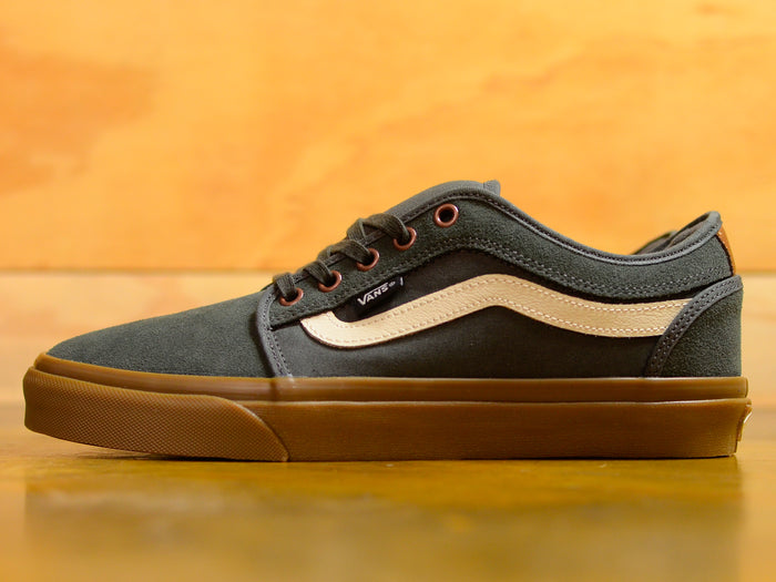 Chukka Low Sidestripe - Dark Grey / Gum