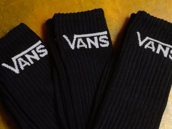 Classic Crew Sock 3pk - Black