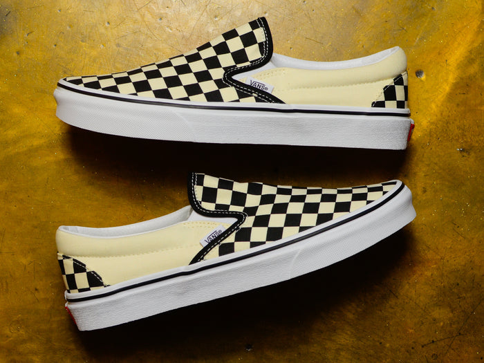 Classic Slip On - Black / White / Checkerboard