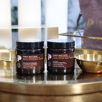 CLEAR THE MIND - WILD MINT BODY BALM + SALT SCRUB