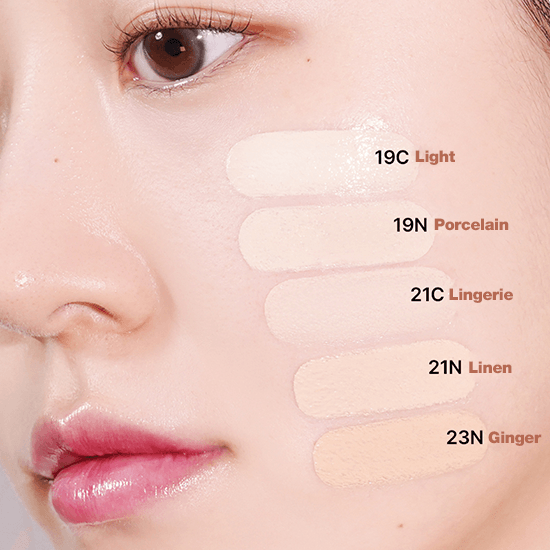 [CLIO] Kill Cover Mesh Glow Essential Cushion with Refill (5 Colors) 15g*2EA - Ballagrio