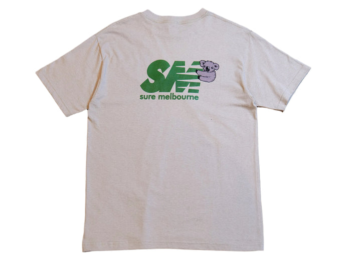 Clippy T - Sand / Dark Green