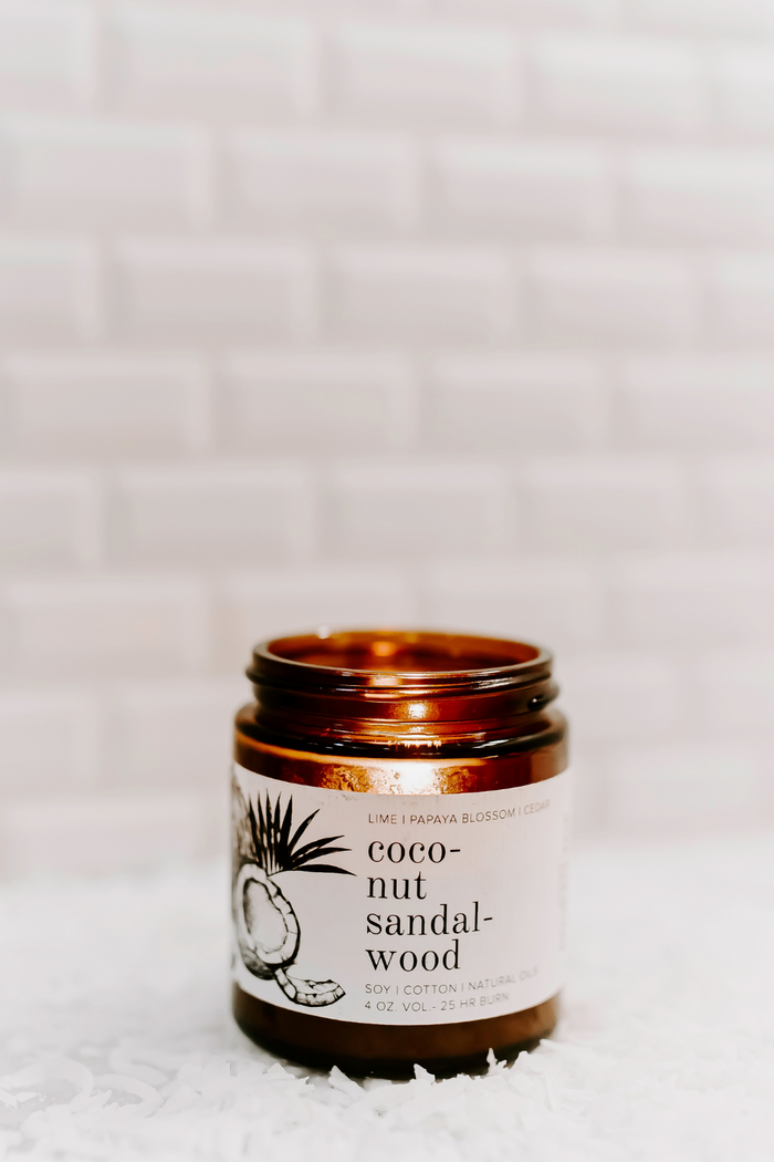 Coconut Sandalwood Soy Candle-Broken Top Candle Co.-ECOVIBE