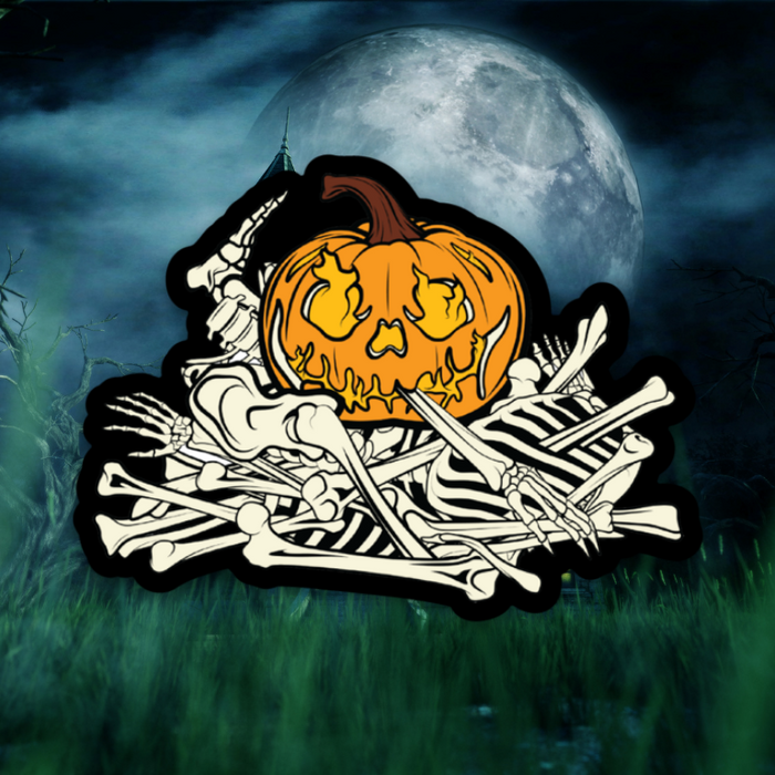 Color Jack-O-Lantern Sticker