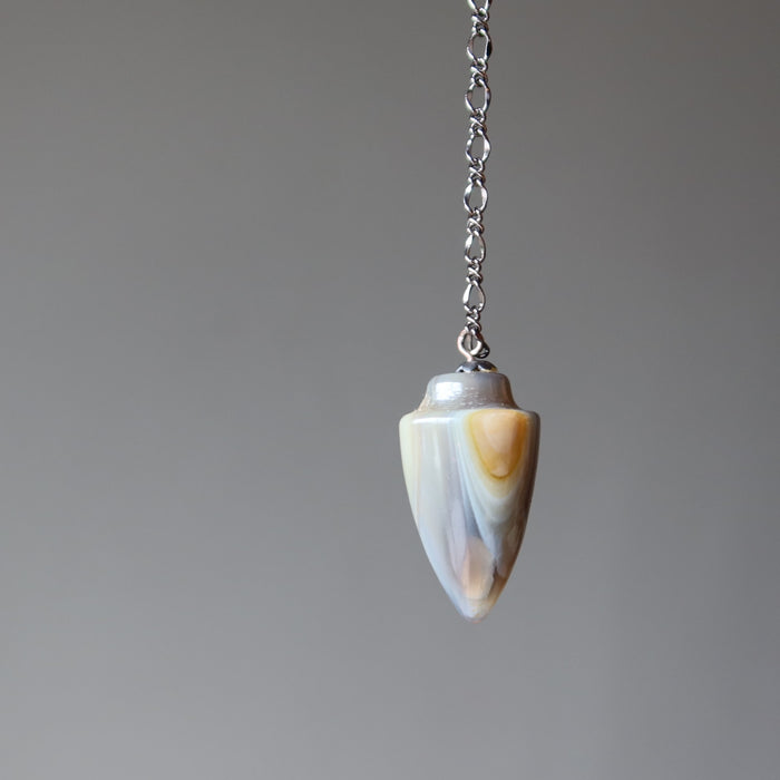 Colorful Lace Agate Pendulum Instincts Crystal