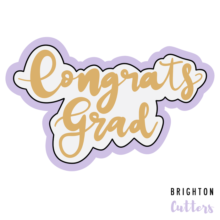 Congrats Grad Cookie Cutter