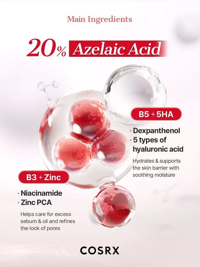 Cosrx Azelaic Acid 20 B5 Redness Soothing Cream 30Ml
