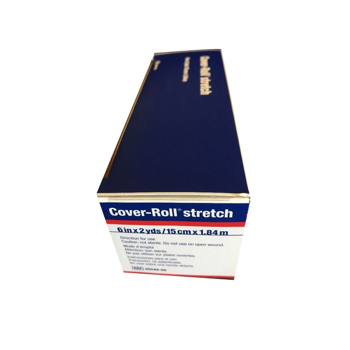 BSN Medical Cover-Roll Stretch Dressing Retention Tape with Liner, 6 Inch x 2 Yard, White
