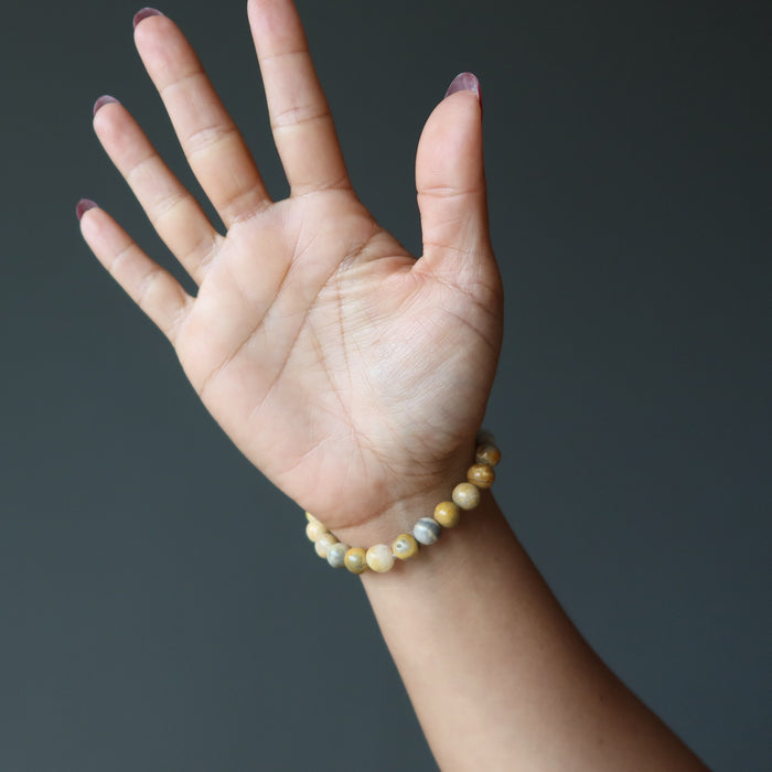 crazy lace agate bracelet