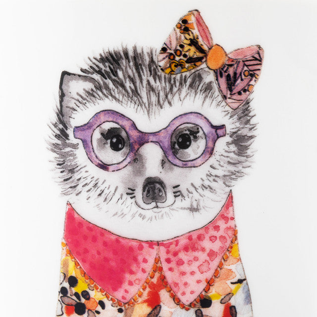 Creative Tipperleyhill Hedgehog Print Fine China Mug
