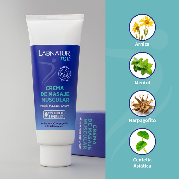 Crema de Masaje Muscular 125ml Labnatur Fisio