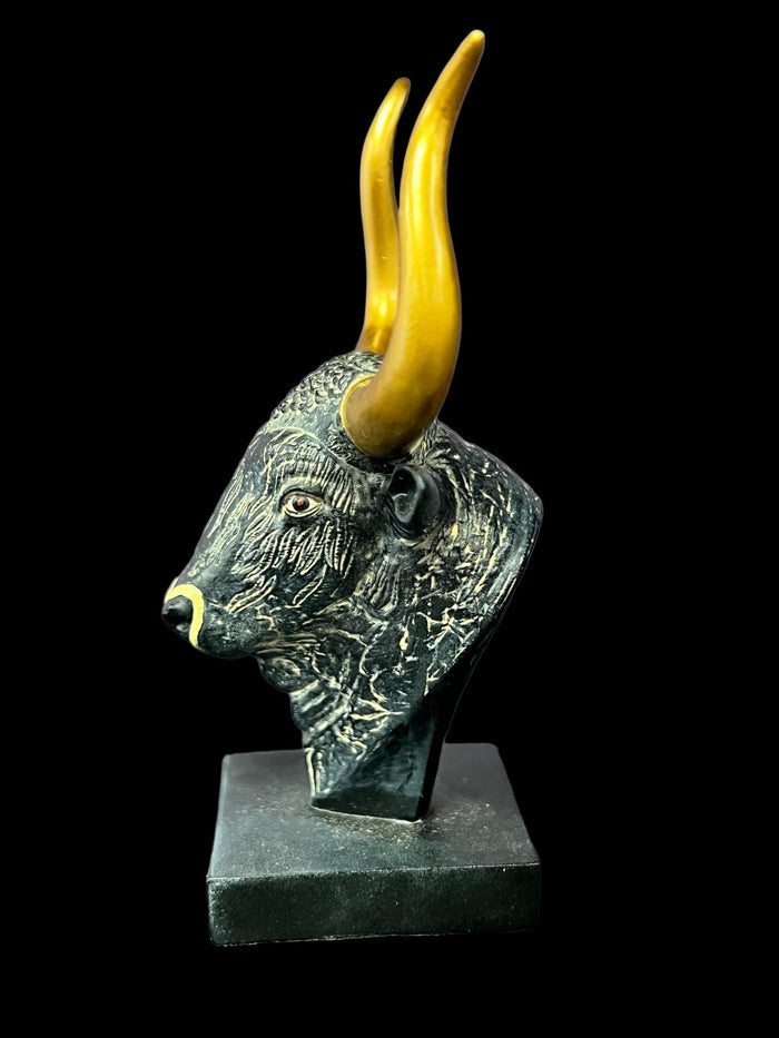 Cretan Greek Bull Bust by Veronese Design - Raven's Cauldron