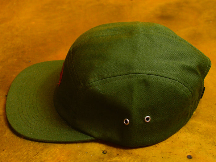 Crew 5 Panel Cap  - Army